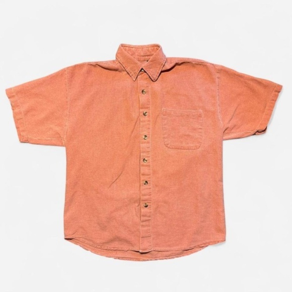 High Sierra Coral Short Sleeve‎ Button-Up Shirt Men's Size M